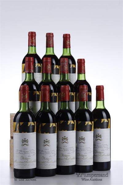 MOUTON ROTHSCHILD 1974 - 12 Bottles - Owc 12