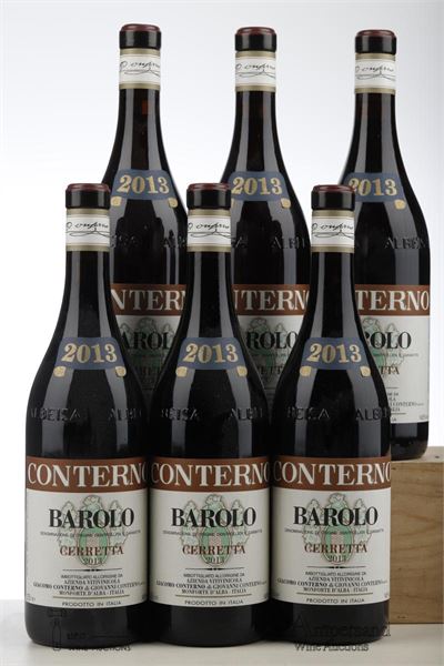 BAROLO CERRETTA 2013 - Giacomo Conterno - 6 Bottles