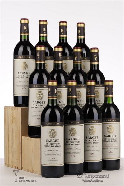 SARGET DE GRUAUD LAROSE 1989 - Mc - 12 Bottles - Oc 12