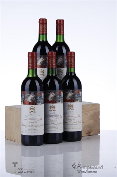 MOUTON ROTHSCHILD 1985 - 5 Bottles