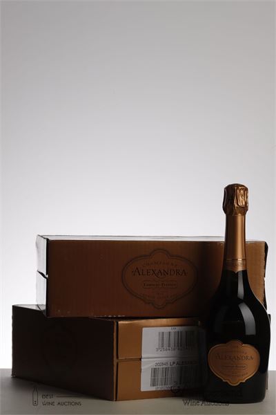 LAURENT PERRIER GRANDE CUVEE ALEXANDRA ROSE 2004 - Laurent Perrier - 6 Bottles - Oc 3