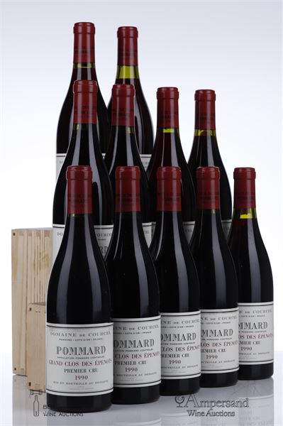 POMMARD GRAND CLOS DES EPENOTS 1990 - De Courcel - 11 Bottles - Oc 12
