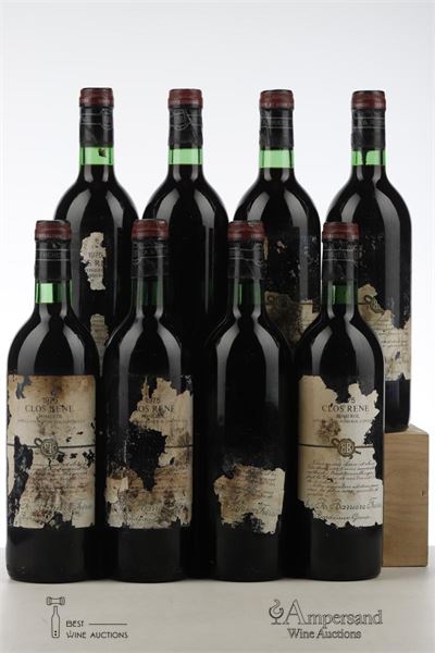 CLOS RENE 1975 - Mc - 8 Bottles