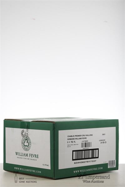CHABLIS VAILLONS 2021 - William Fevre - 6 Bottles - Oc 6