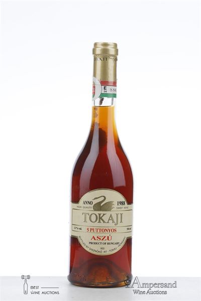 TOKAJI ASZU 5 PUTTONYOS 1988 - Disznoko - 1 x 0,500Ltr