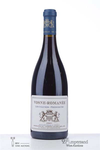 VOSNE ROMANEE LES CHAUMES 2007 - Comte Liger Belair - 1 Bottle