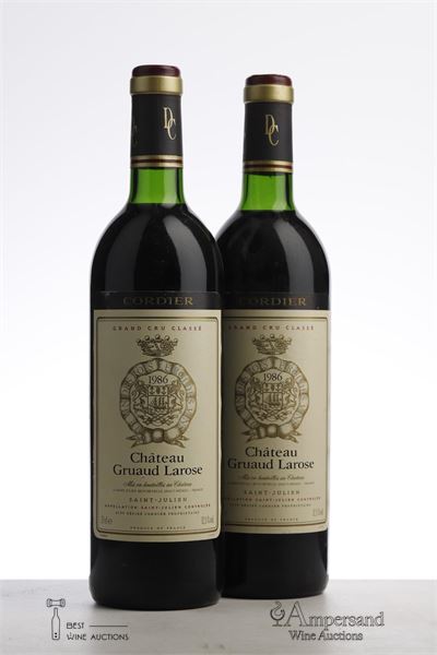 GRUAUD LAROSE 1986 - Mc - 2 Bottles