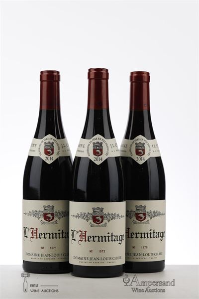 HERMITAGE ROUGE 2014 - JL Chave - 3 Bottles