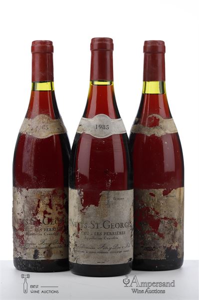 NUITS ST GEORGES LES PERRIERES 1985 - Forey - 3 Bottles