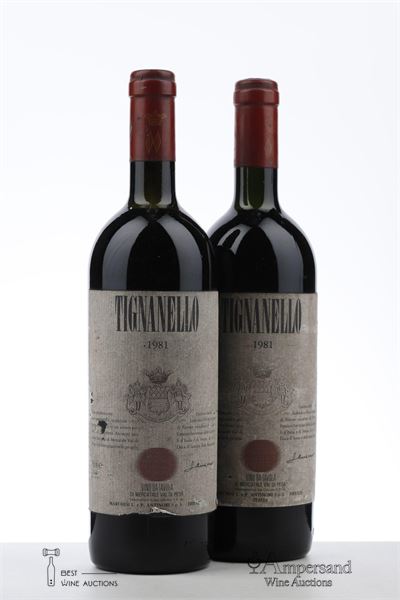 TIGNANELLO 1981 - Antinori - 2 Bottles