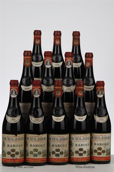 BAROLO 1958 - Marchesi di Barolo - 12 Bottles