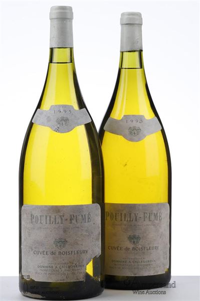 POUILLY FUME CUVEE DE BOISFLEURY 1995 - A.Cailbourdin - 2 Magnums