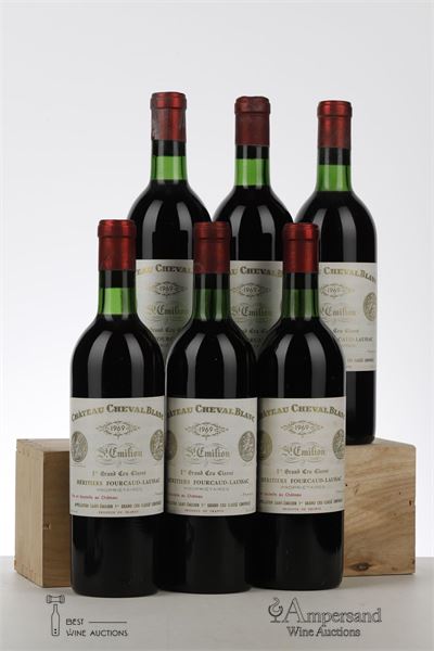 CHEVAL BLANC 1969 - Mc  - 6 Bottles