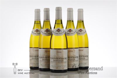 PULIGNY MONTRACHET LES PUCELLES 1996 - Bouchard - 5 Bottles