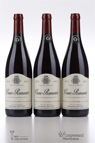 VOSNE ROMANEE 2015 - Emmanuel Rouget - 3 Bottles