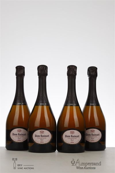 DOM RUINART BRUT ROSE 2004 - Ruinart - 4 Bottles