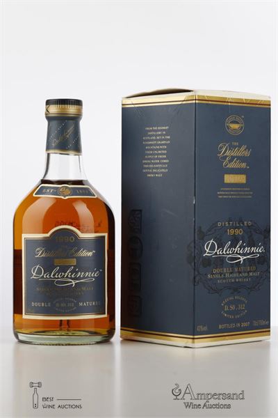 DALWHINNIE 1990  - Oloroso Cask wood - Bottled 2007  - Alc. 43% 1 bottle