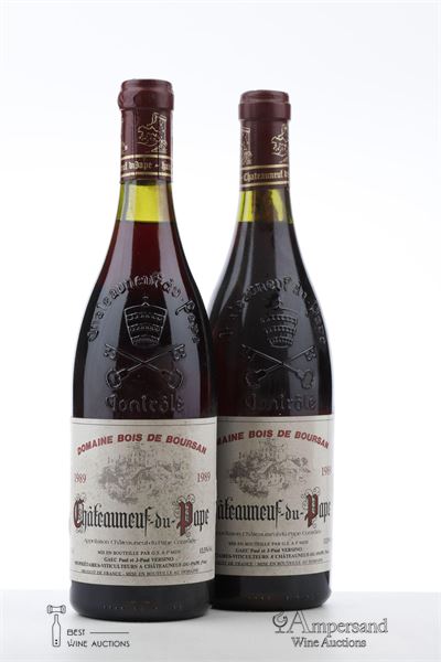CHATEAUNEUF DU PAPE BOIS DE BOURSAN 1989 - Domaine Bois de Boursan - 2 Bottles