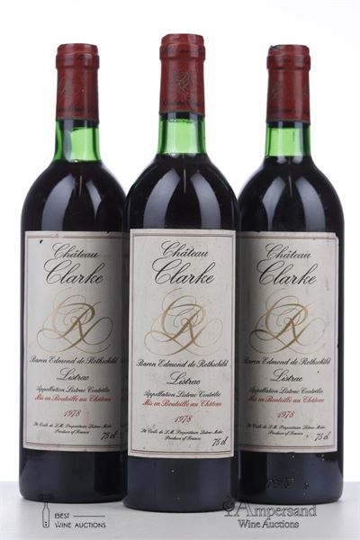 CLARKE 1978 - Mc - 3 Bottles