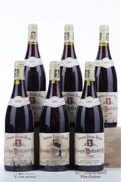 CHASSAGNE MONTRACHET MORGEOT 1993 - Prieur Brunet - 6 Bottles