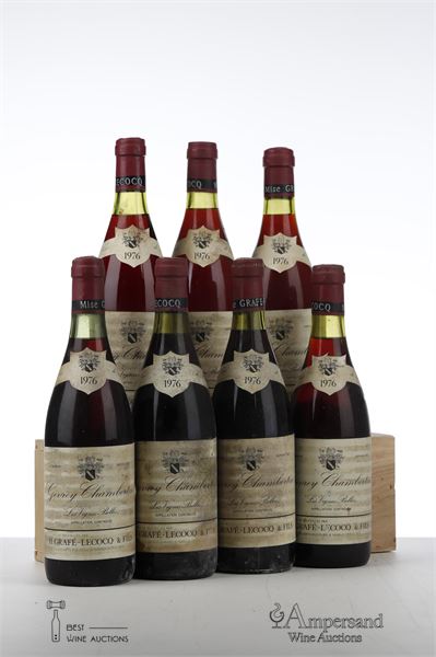 GEVREY CHAMBERTIN LES VIGNES BELLES 1976 - Grafe Lecocq - 7 Bottles