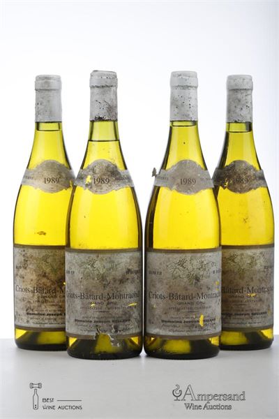 CRIOTS BATARD MONTRACHET 1989 - Joseph Belland - 4 Bottles