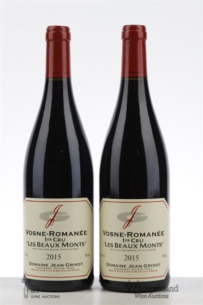 VOSNE ROMANEE LES BEAUX MONTS 2015 - Jean Grivot - 2 Bottles