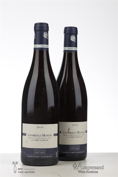 CHAMBOLLE MUSIGNY LA COMBE D'ORVEAU 2010 - Anne Gros - 2 Bottles