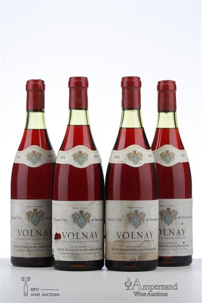 VOLNAY 1974 - Regis Rossignol Changarnier - 4 Bottles