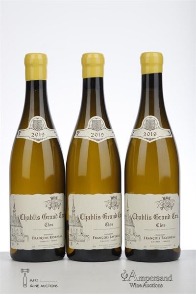 CHABLIS CLOS 2019 - Raveneau - 3 Bottles