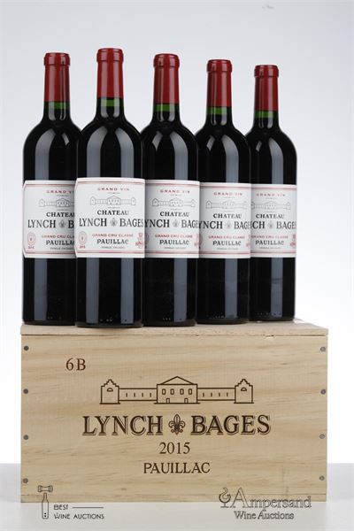 LYNCH BAGES 2015 - Mc - 5 Bottles - Owc 6