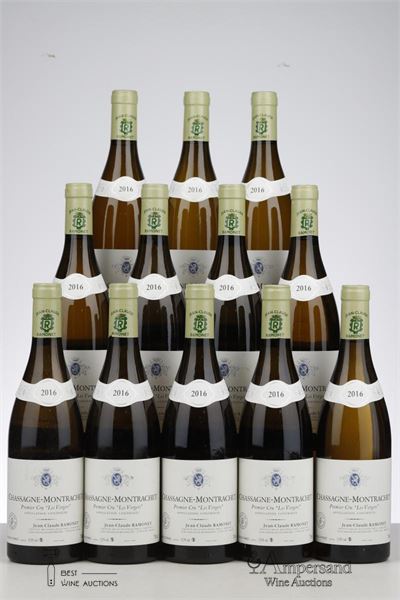 CHASSAGNE MONTRACHET BLANC LES VERGERS 2016 - Ramonet - 12 Bottles