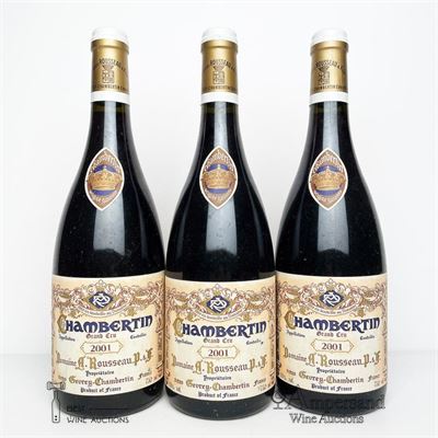 CHAMBERTIN 2001 - Armand Rousseau - 3 Bottles