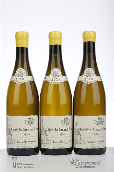 CHABLIS CLOS 2020 -  Raveneau - 3 Bottles