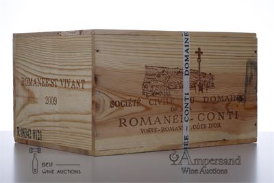 ROMANEE ST VIVANT Domaine de la Romanee Conti 2009 - 6 Bottles in Owc 6