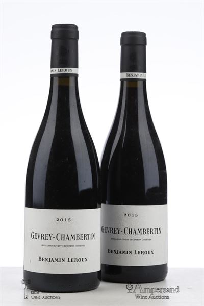 GEVREY CHAMBERTIN 2015 - Benjamin Leroux - 2 Bottles