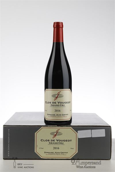 CLOS DE VOUGEOT 2016 - Jean Grivot - 6 Bottles - Oc 6