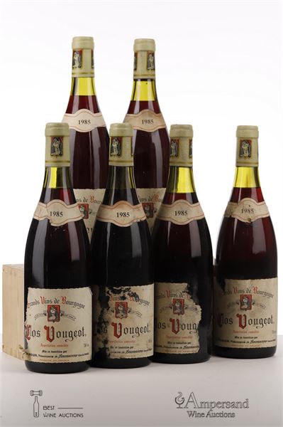 CLOS VOUGEOT 1985 - G. Prieur - 6 Bottles