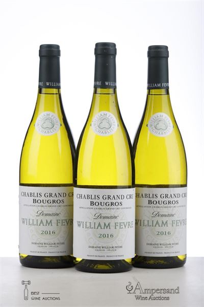 CHABLIS BOUGROS 2016 - William Fevre - 3 Bottles