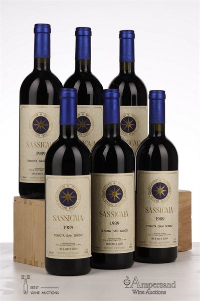 SASSICAIA 1989 - Tenuta San Guido - 6 Bottles - Oc 6