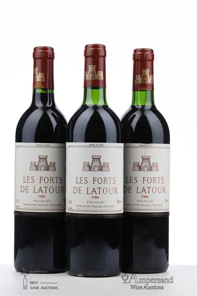LES FORTS DE LATOUR 1986 - Mc - 3 Bottles