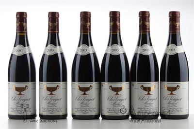 CLOS VOUGEOT MUSIGNI 2003 - Gros Frere & Soeur - 12 Bottles