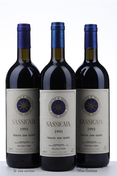 SASSICAIA 1993 - Tenuta San Guido - 3 Bottles