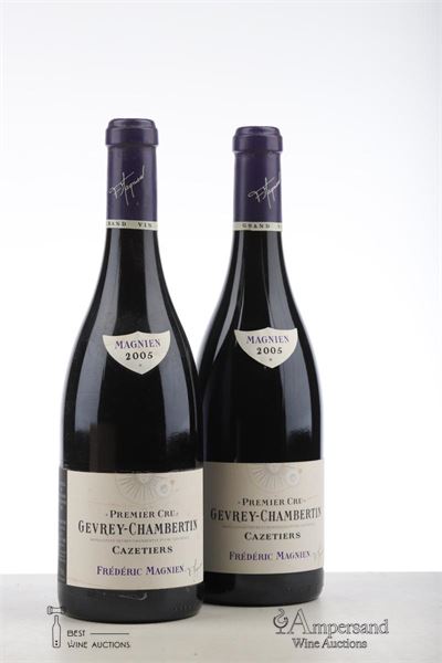 GEVREY CHAMBERTIN LES CAZETIERS 2005 - Frederic Magnien - 2 Bottles