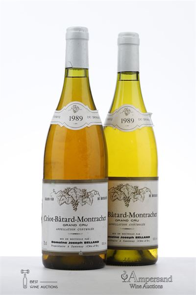 CRIOTS BATARD MONTRACHET 1989 - Joseph Belland - 2 Bottles