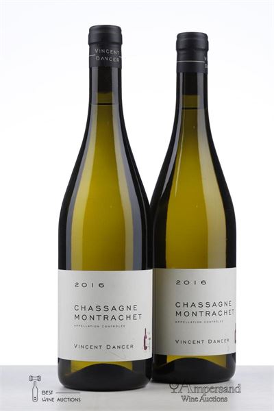 CHASSAGNE MONTRACHET BLANC 2016 - Vincent Dancer - 2 Bottles