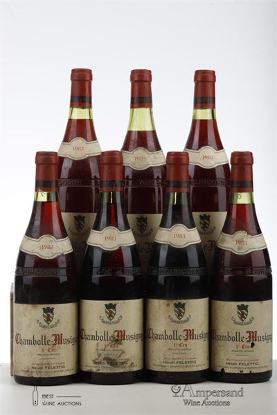 CHAMBOLLE MUSIGNY 1 ER CRU 1983 - Henri Felettig - 7 Bottles