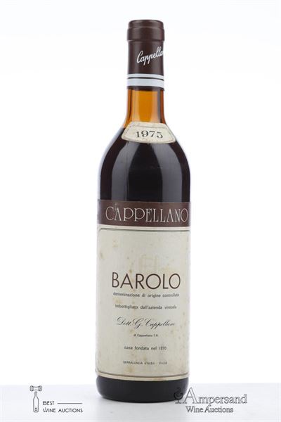 BAROLO VIGNA RIONDA 1975 - Cappellano  - 1 Bottle