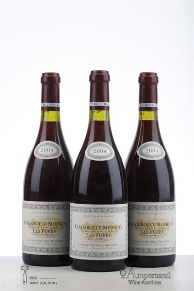 CHAMBOLLE MUSIGNY LES FUEES 2004 - Jacques Frederic Mugnier - 3 Bottles