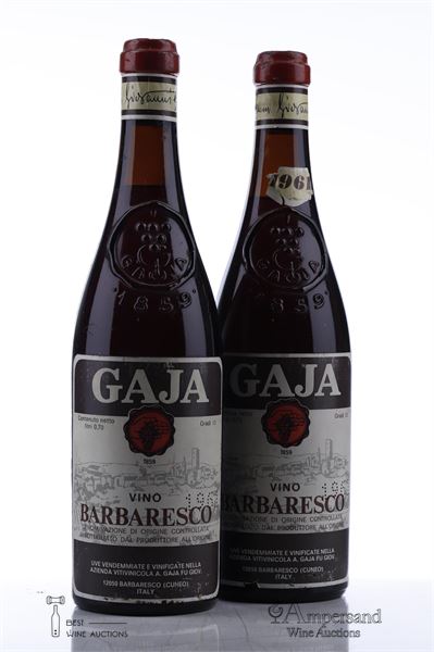 BARBARESCO 1961 - Gaja - 2 Bottles